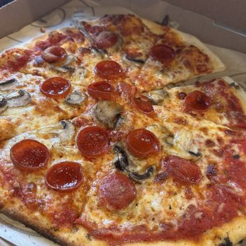 Pieology Pizzeria - Pepperoni and mush - Pizza Near Me - Aiea, Hawaii Pieology Pizzeria - Pepperoni and mush - Pizza Near Me - Aiea, Hawaii
