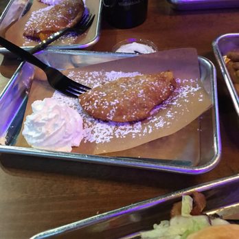 Branded Burger - Peach fried pie!! - Burgers Near Me - Midlothian, Texas