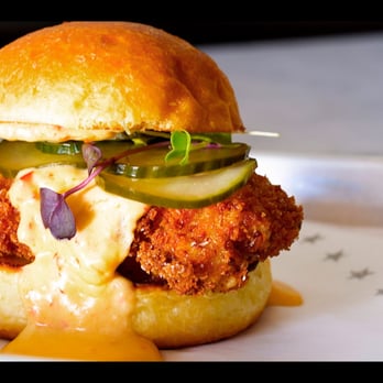 Public House - Buttermilk Fried Chicken with Pimento Cheese - Cocktail Bars Near Me - Ferndale, Michigan Public House - Buttermilk Fried Chicken with Pimento Cheese - Cocktail Bars Near Me - Ferndale, Michigan