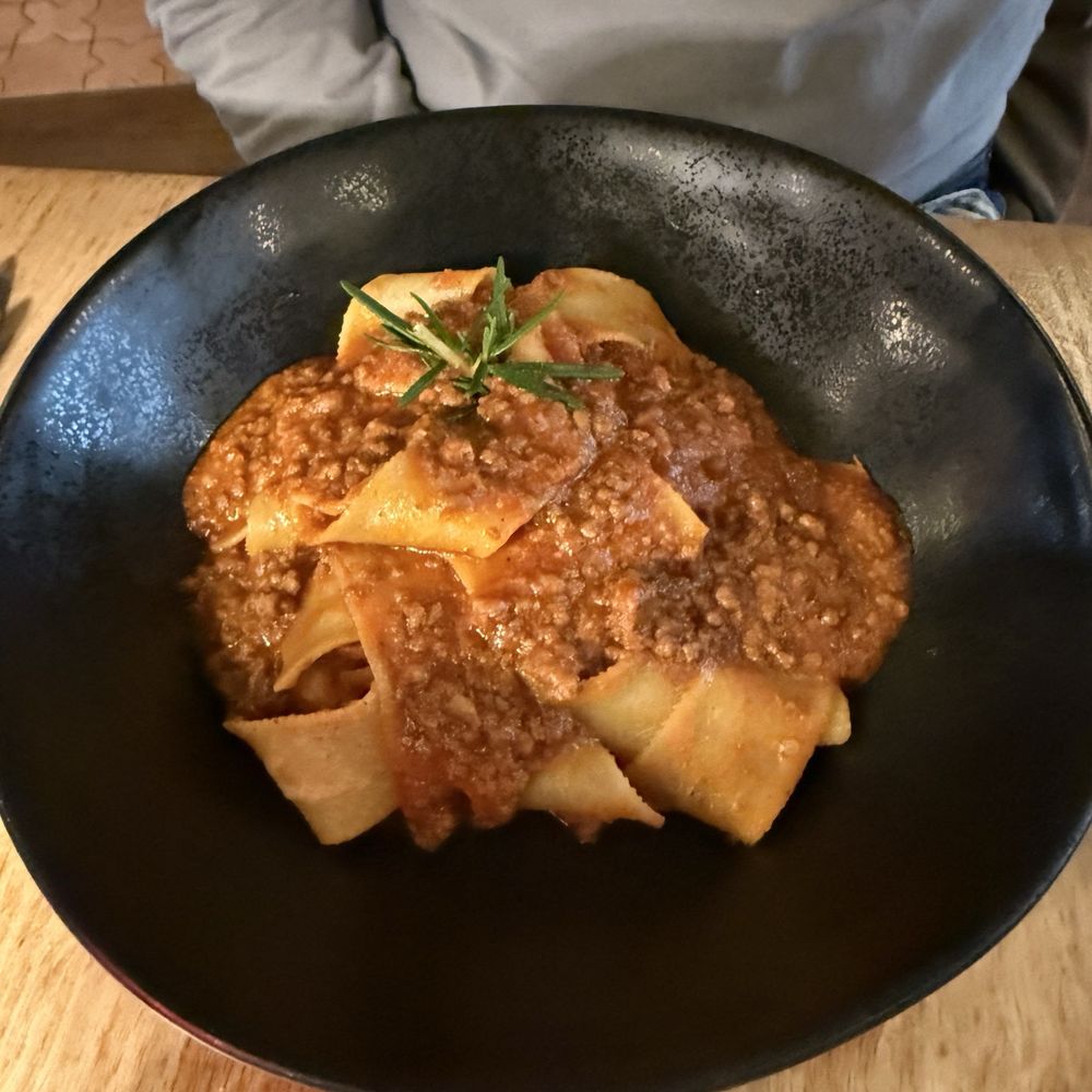 Papadelle Bolognese Papadelle Bolognese