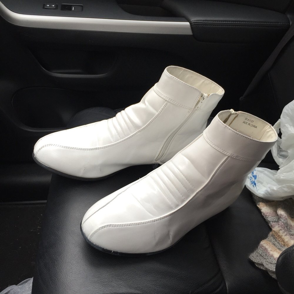Trinity Kobbler - Honky donky white shined! ~$32 to get them shinning back to new! - Shoe Repair Near Me - Cordova, Tennessee