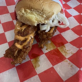 Hangry Joe’s Hot Chicken - Chicken Sando Jr. - Chicken Shop Near Me - Northvale, New Jersey
