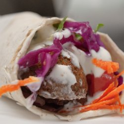 Arslans Turkish Street Food - Falafel wrap. A favorite!