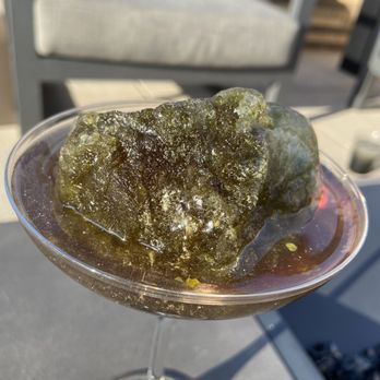 Cordial - Fun cocktail with "moon rock" ice cube - Cocktail Bars Near Me - Charlotte, North Carolina
