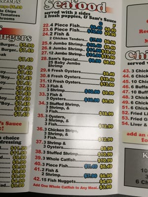 Menu photo 3 Sam's Southern Eatery Shreveport, LA