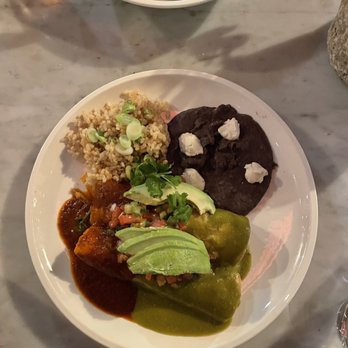 Cafe Gratitude - Enchiladas - Vegan Near Me - Venice, California Cafe Gratitude - Enchiladas - Vegan Near Me - Venice, California