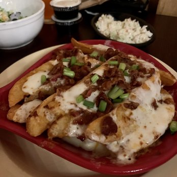Valley Smokehouse - Loaded potatoes, side salad and coleslaw - Barbeque Near Me - Staunton, Virginia