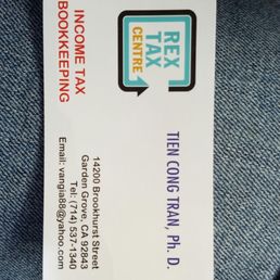 Business card here.