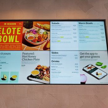 sweetgreen - Menu - Salad Near Me - Brooklyn, New York