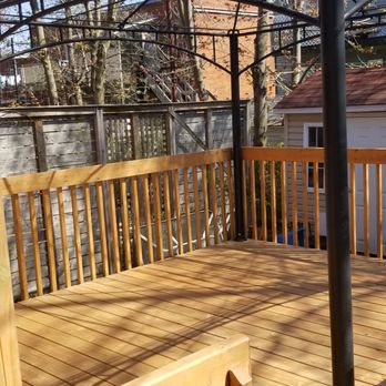 Shine Builds - Deck after staining and clean up - General Contractors Near Me Shine Builds - Deck after staining and clean up - General Contractors Near Me