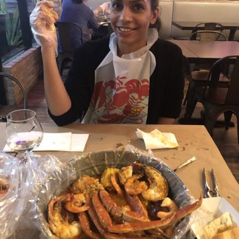 Cajun Boil - Frankie's first seafood boil! She loved it! - Cajun/Creole Near Me - Miami, Florida