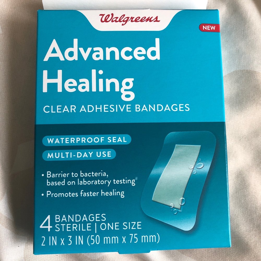 Really good clear bandages with a good 2 x 3 size. Flexible too. Really good clear bandages with a good 2 x 3 size. Flexible too.