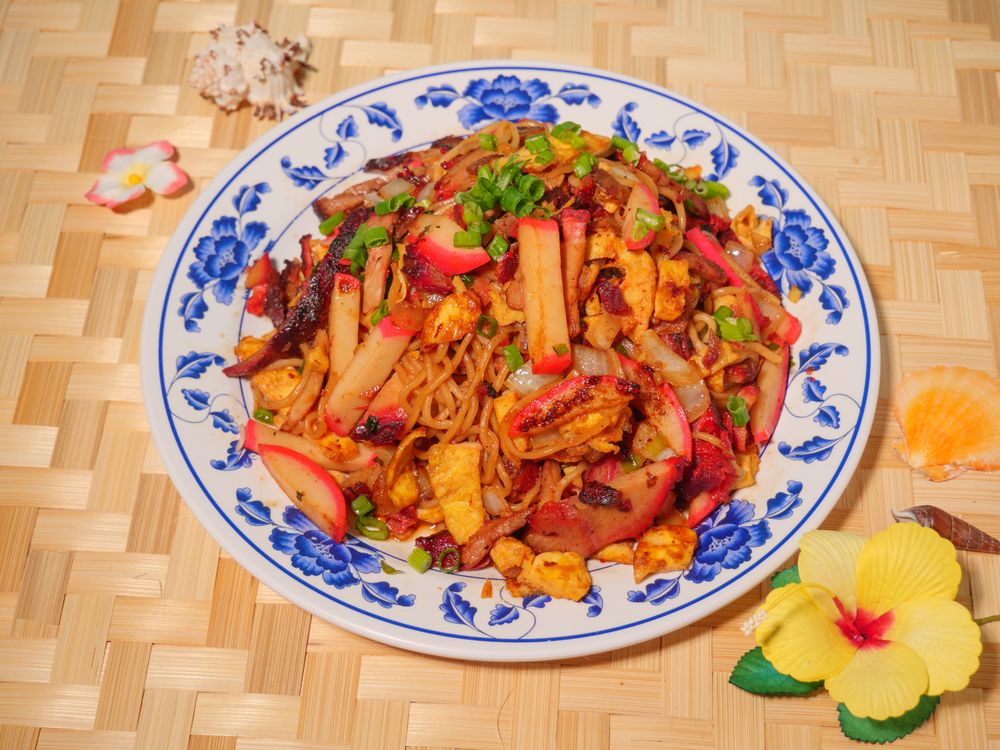 Food from Rutt's Hawaiian Cafe