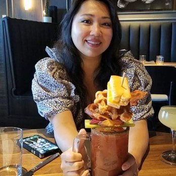 Baldamar - Me with my Bloody Mary. - New American Near Me - Roseville, Minnesota