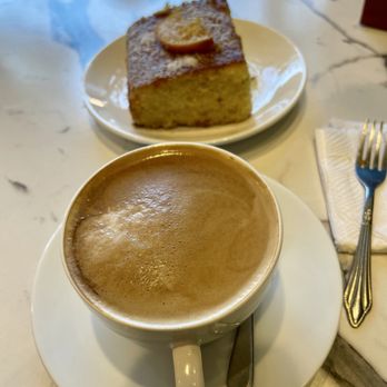 Cafe Parisien - Killer Cortado and moist orange cake - Cafes Near Me - Berkeley, California