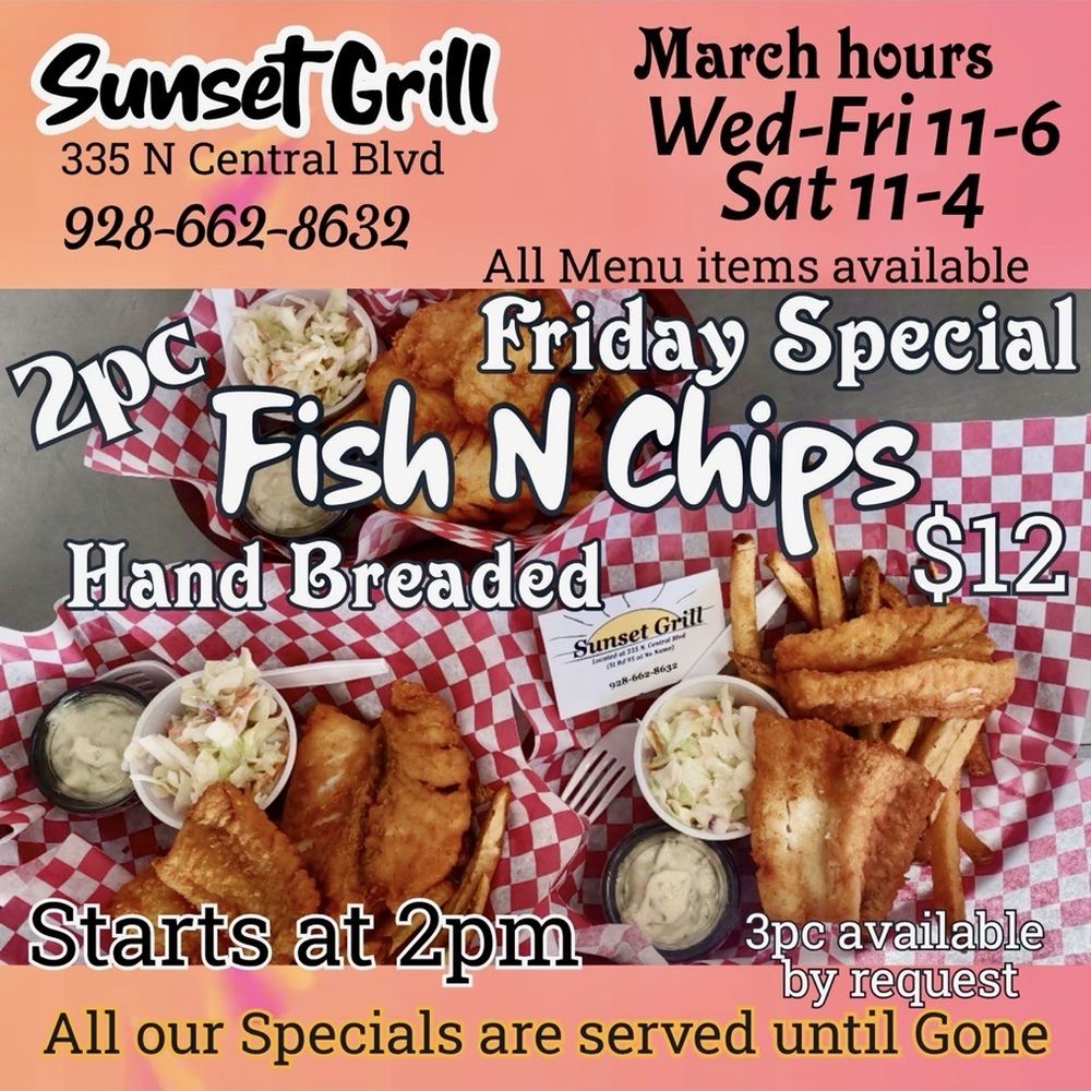 Sunset Grill - Food Stands Near Me - Quartzsite, Arizona
