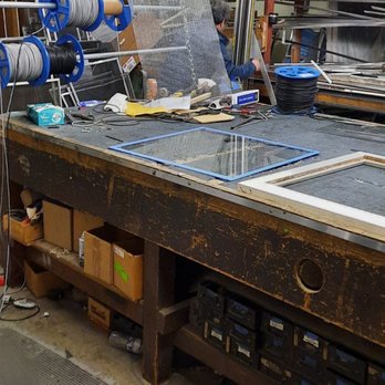 Hawthorne True Value Hardware - This is my window frame on the table and the returned piece of glass that was cut too small. - Hardware Stores Near Me - Hawthorne, California