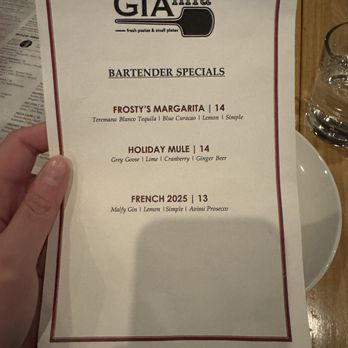 Gia Mia - Winter 24-25 Specials - Pizza Near Me - Downers Grove, Illinois