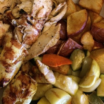 Nile Restaurant Hyde Park - 16. Chicken Shawarma and Shish Taouk Combination with potatoes - Middle Eastern Near Me - Chicago, Illinois Nile Restaurant Hyde Park - 16. Chicken Shawarma and Shish Taouk Combination with potatoes - Middle Eastern Near Me - Chicago, Illinois