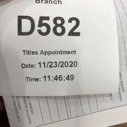 Hillsborough County Tax Collector - Ticket with time