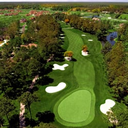 Lion's Paw Golf Links - The beautiful Par 4 seventh hole at Lion's Paw Golf Links