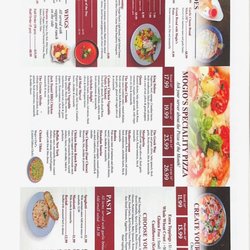 Mogios menu