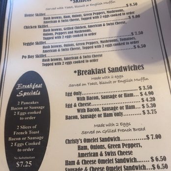 Christy's Cafe - Menu - Breakfast & Brunch Near Me - Newnan, Georgia Christy's Cafe - Menu - Breakfast & Brunch Near Me - Newnan, Georgia