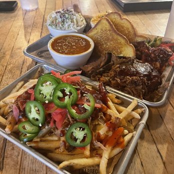 Del's Hideout - BBQ Loaded Fries and  Party of 2 - Barbeque Near Me - San Diego, California