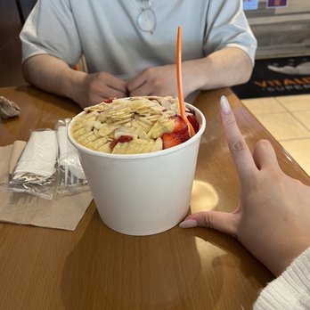 Vitality Bowls - Warrior Bowl hand comparison - Juice Bars & Smoothies Near Me - Livermore, California