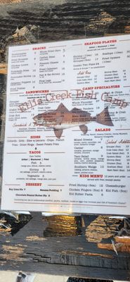 Menu photo 1 Ellis Creek Fish Camp Charleston, SC