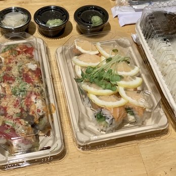 Cocoro Bistro - California roll spicy rainbow crunch roll lemon salmon roll katsu dinner + miso soup - Sushi Bars Near Me - Stockton, California Cocoro Bistro - California roll spicy rainbow crunch roll lemon salmon roll katsu dinner + miso soup - Sushi Bars Near Me - Stockton, California