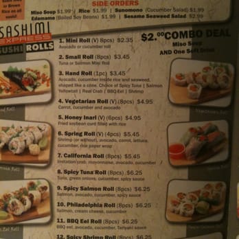 Sashimi Express - Sushi Bars Near Me - Clovis, California