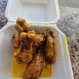 Honey mustard wings