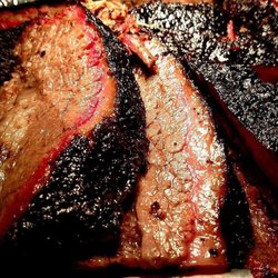 Jay's BBQ - The brisket slices!
