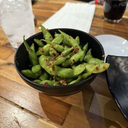 Spicy Garlic Edamame Spicy Garlic Edamame