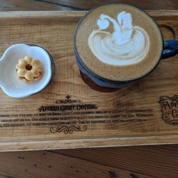 Aroma Craft Coffee - Black sesame latte - Coffee Roasteries Near Me - Walnut, California