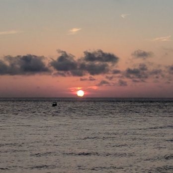 Sandbar - The earth is flat....where did the sun go? - New American Near Me - Clearwater Beach, Florida
