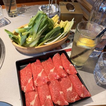 Happy Lamb Hot Pot - Angus Beef and veggies - Chinese Near Me - San Mateo, California