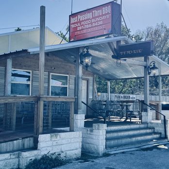 Just Passing Thru BBQ Logo