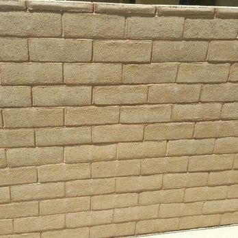 WCD Masonry - 6 inch tan slumpstone block wall. - Masonry/Concrete Near Me - Long Beach, California