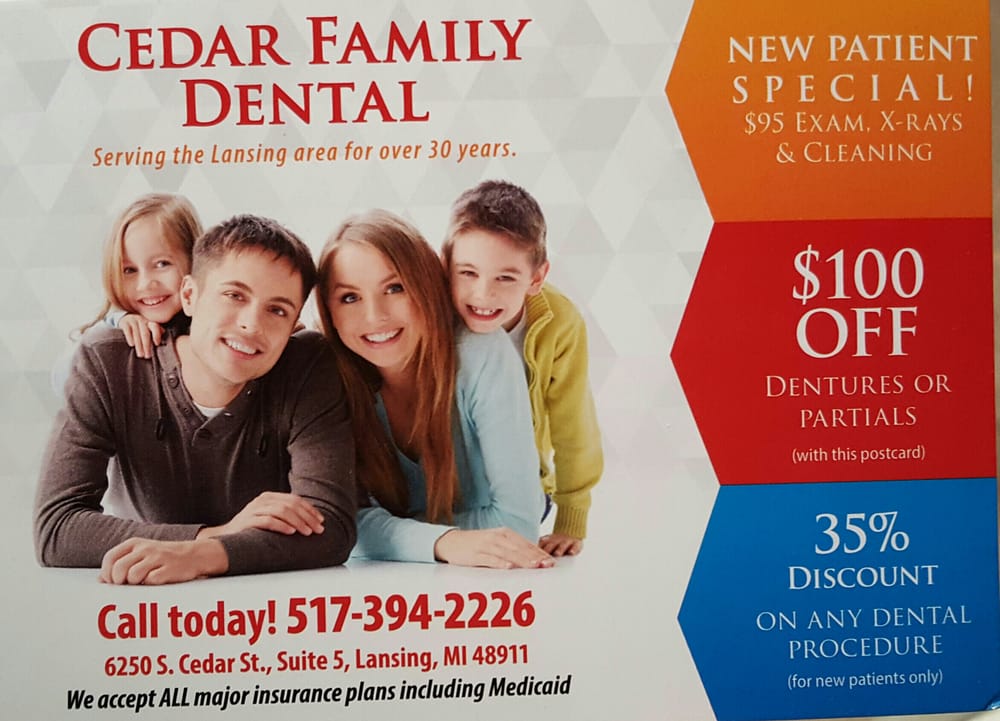 CEDAR FAMILY DENTAL Updated August 2024 6250 S Cedar St, Lansing