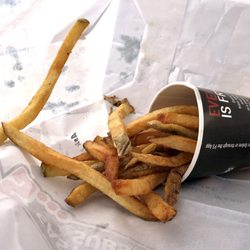Penn Station East Coast Subs - Some LONG, hot fries....a nice contrast to my first PSECS visit.