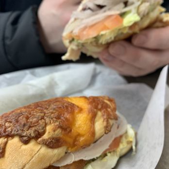 Dylan’s Cottage Bakery & Deli - Club sandwich on cheddar roll - Bakeries Near Me - Long Beach, Washington