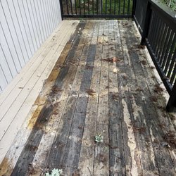 Elite Power Washing Plus - Customer Deck Before