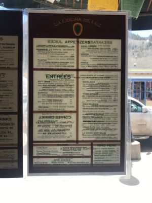Menu photo 5 La Cocina de Luz Telluride, CO Menu photo 5 La Cocina de Luz Telluride, CO