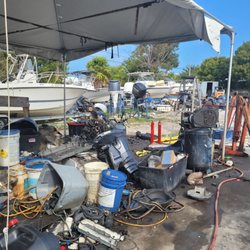 Marathon Boat Rental - This is out in the back of the address for Marathon boat rentals.