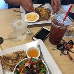 Half Reuben half Italian salad, and full big nasty with Mac and cheese