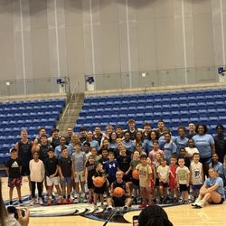 Basketball clinic for kids 12 and under, with NSU men's and women's players.