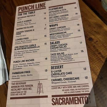 Punch Line Sacramento - Comedy Clubs Near Me - Sacramento, California
