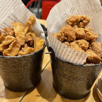 Tasty Point - AP07. Deep-Fried King Oyster Mushroom and AP04. Popcorn Chicken - Taiwanese Near Me - Houston, Texas Tasty Point - AP07. Deep-Fried King Oyster Mushroom and AP04. Popcorn Chicken - Taiwanese Near Me - Houston, Texas